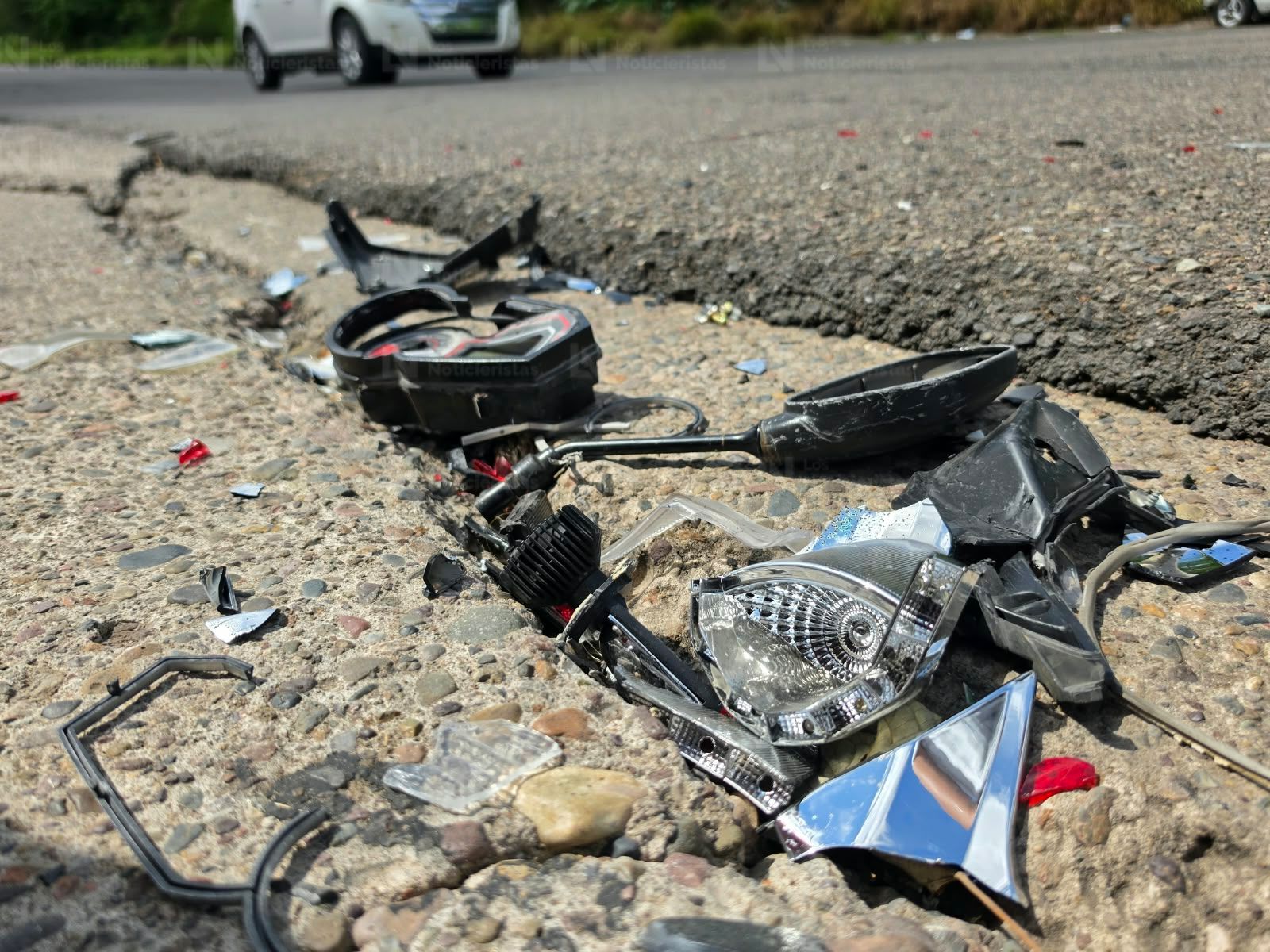 Fallece motociclista tras accidente en la Col. 10 de Mayo, Culiacán