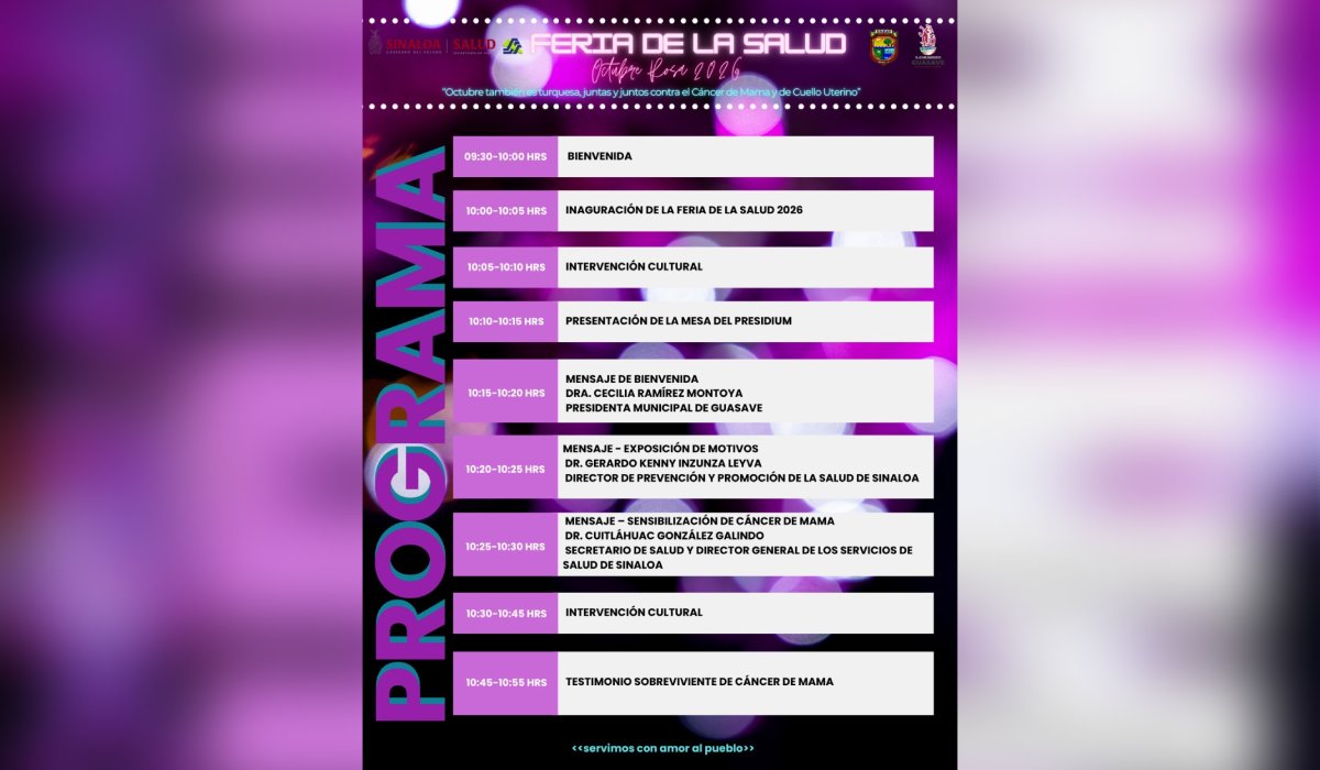 Feria de la Salud en Guasave