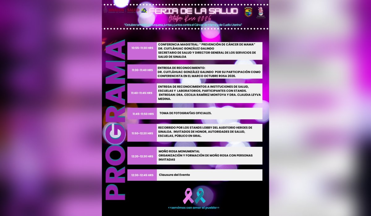 Feria de la Salud en Guasave