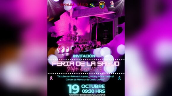 Guasave será sede estatal de la Feria de la Salud “Octubre Rosa”; ofrecerán mastografías gratuitas