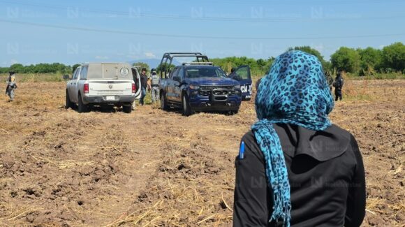 Encuentran fosa clandestina cerca del Campo Romero, Navolato, Sinaloa