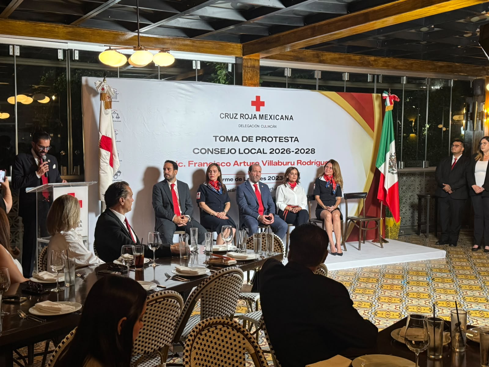 Francisco Villaburu asume la presidencia del Consejo Directo de Cruz Roja Delegación Culiacán