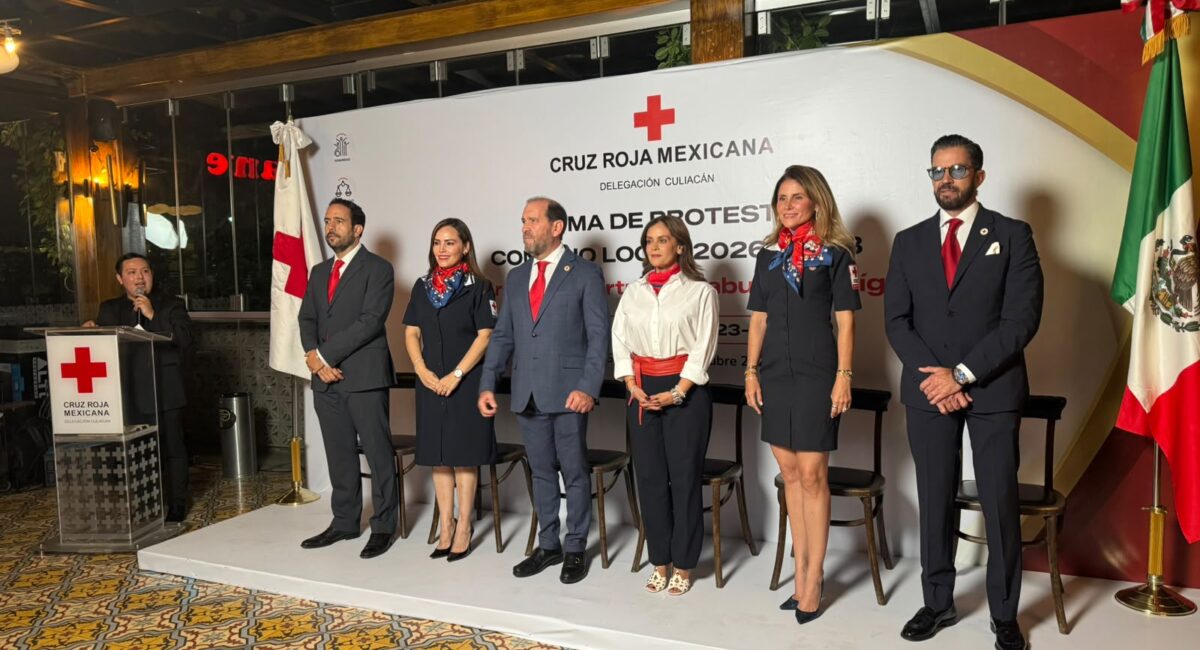 Francisco Villaburu Rodríguez asume la presidencia del Consejo Directivo de Cruz Roja Delegación Culiacán