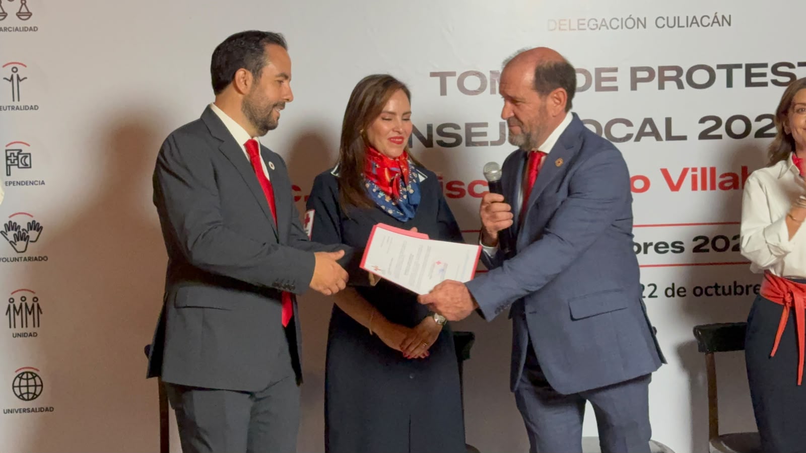 Francisco Villaburu asume la presidencia del Consejo Directo de Cruz Roja Delegación Culiacán
