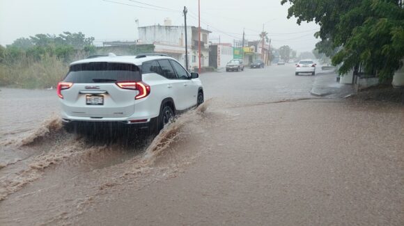Llueve a cántaros en la región del Évora, Sinaloa y cambia el paisaje tras días de precipitaciones ligeras