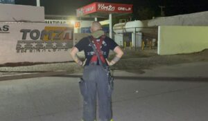 Fuga en gasera de la colonia 75 moviliza a los cuerpos de auxilio del municipio de Ahome, Sinaloa