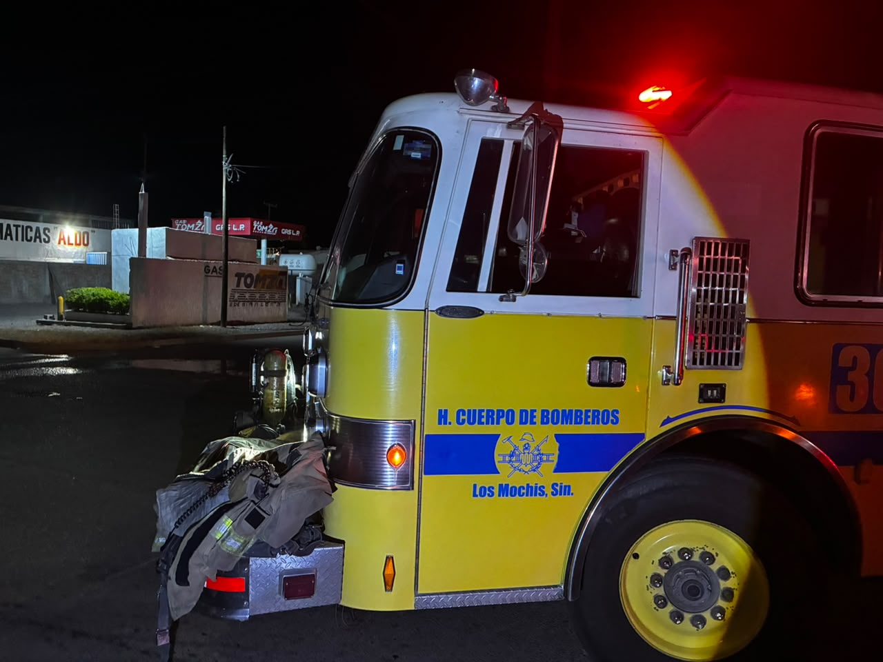 Fuga en gasera de la Col. 75, en Los Mochis