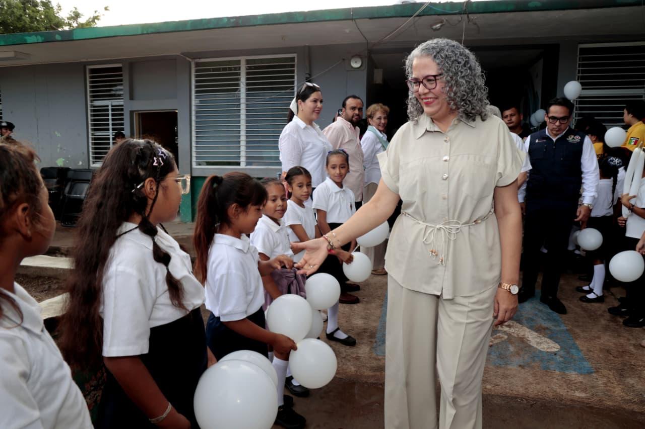 Llevan la Jornada por la Paz a Isla del Bosque, Escuinapa; Graciela Domínguez encabeza el evento