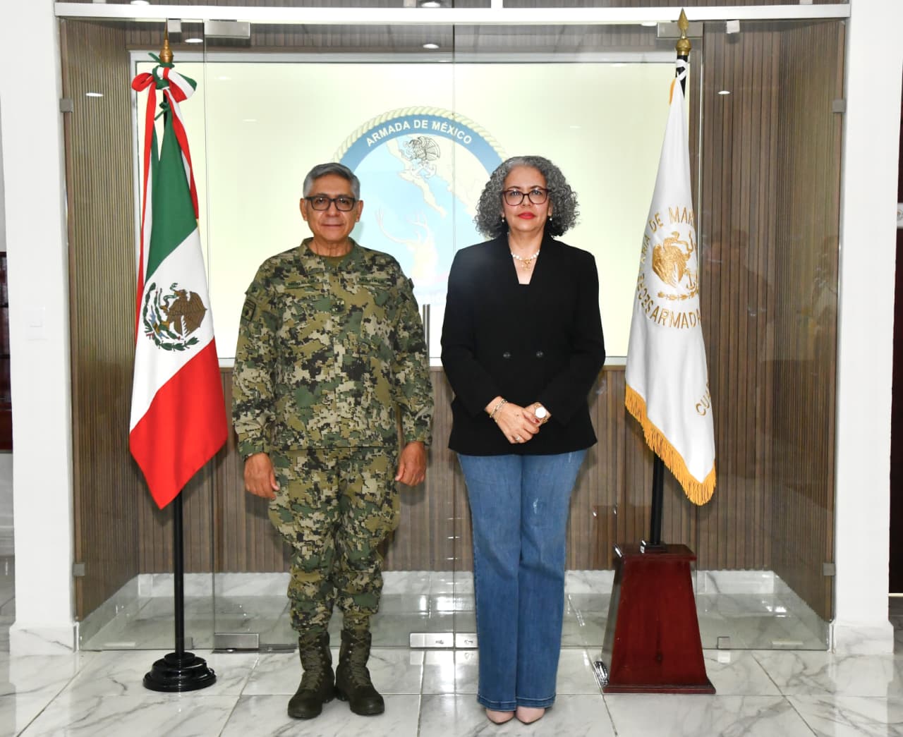 Marina y Graciela Domínguez acuerdan reforzar seguridad en Mazatlán para reactivar el desarrollo económico