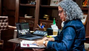 Graciela Domínguez encabeza sesión extraordinaria del Consejo Estatal de PC; instruye reforzar acciones tras marejada y lluvias en Sinaloa
