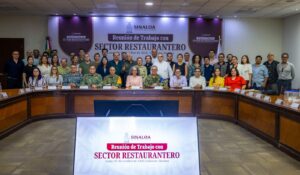 Graciela Domínguez se reúne con restauranteros para analizar la estrategia de seguridad que se implementa en Culiacán