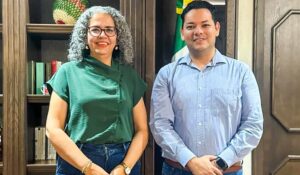 Gobernadora Graciela Domínguez se reúne con el dirigente de Morena en Sinaloa