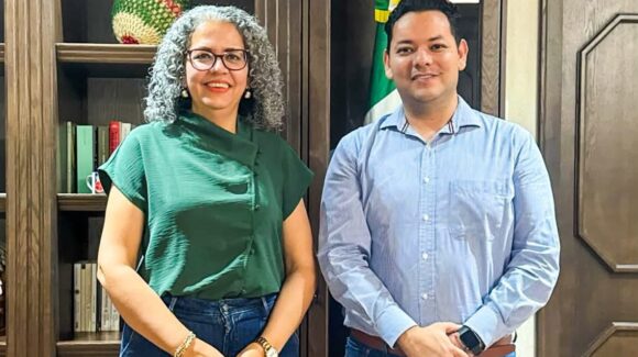 Gobernadora Graciela Domínguez se reúne con el dirigente de Morena en Sinaloa