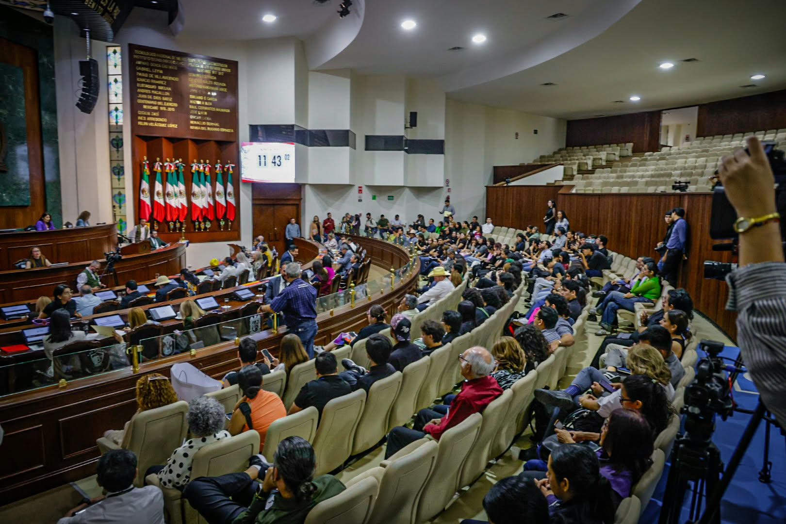 Guerreros Azules en el Congreso del Estado de Sinaloa