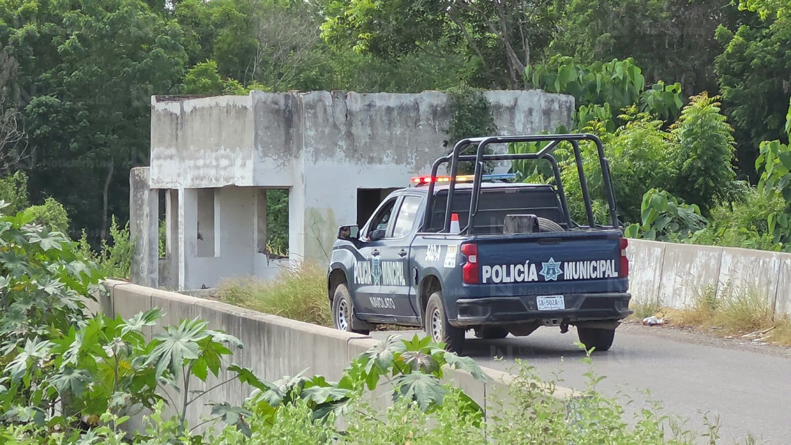 Cuerpo emplayado en Navolato
