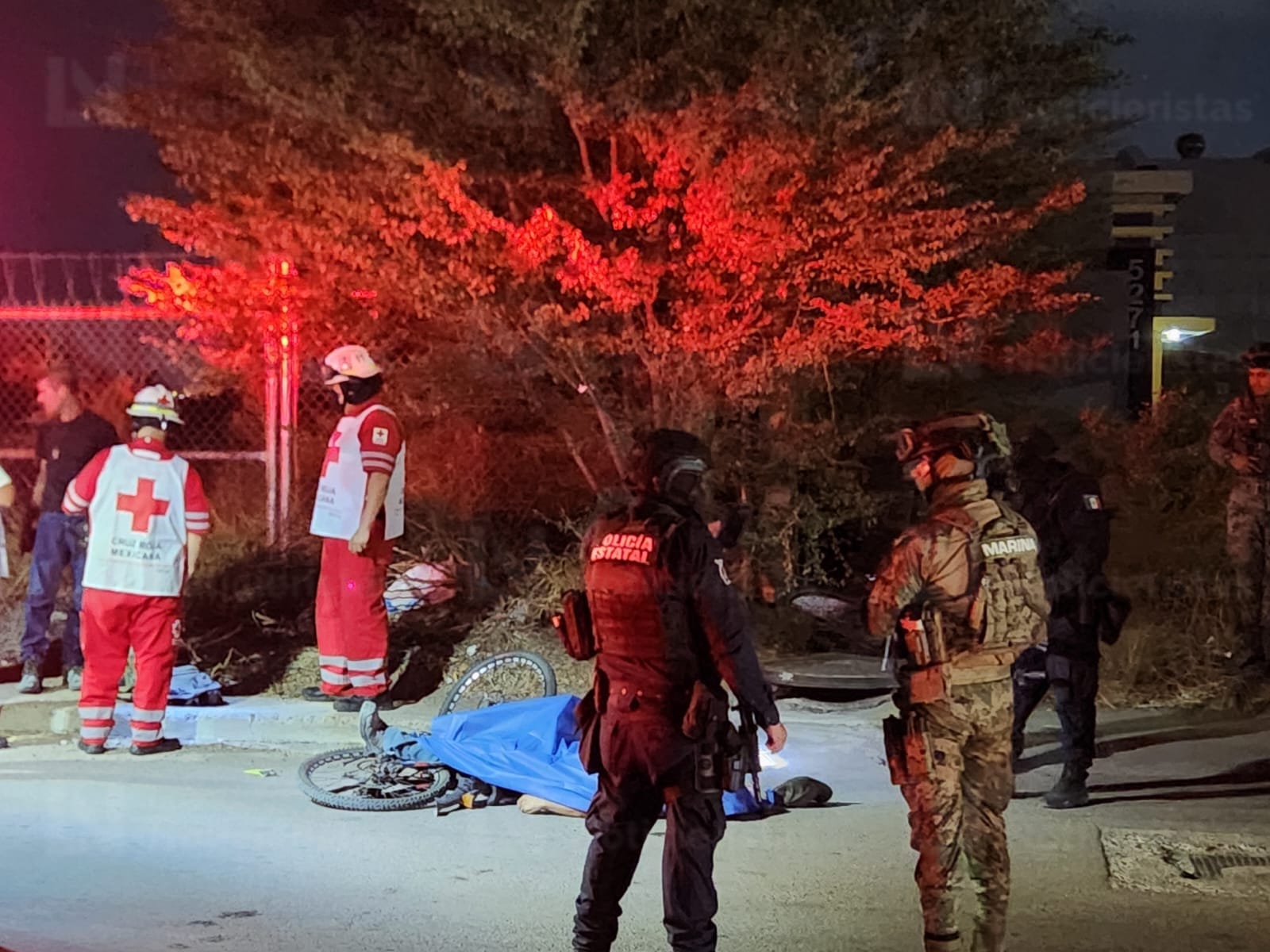 Ciclista asesinado enfrente de la Feria Ganadera de Culiacán