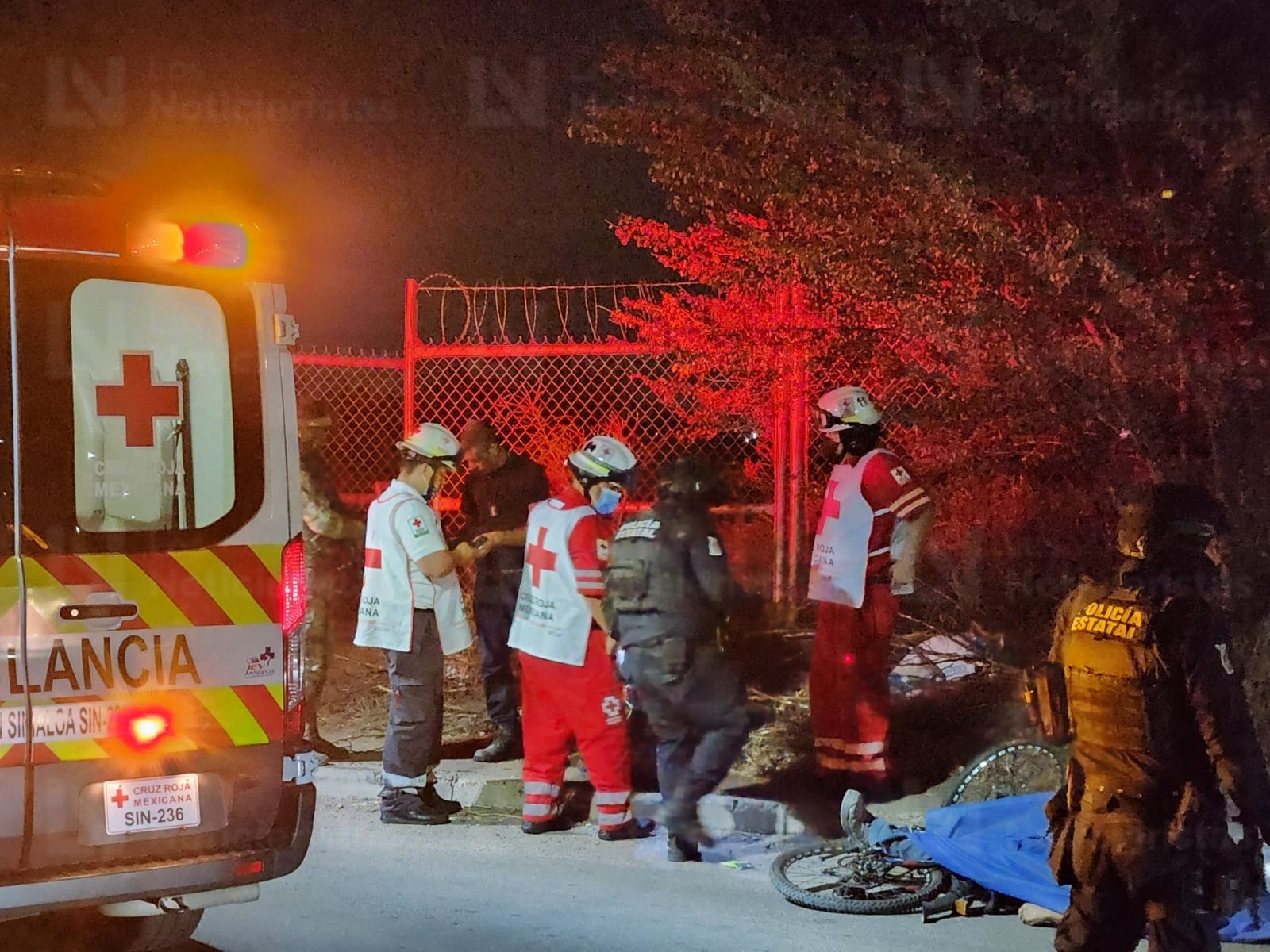 Ciclista asesinado enfrente de la Feria Ganadera de Culiacán