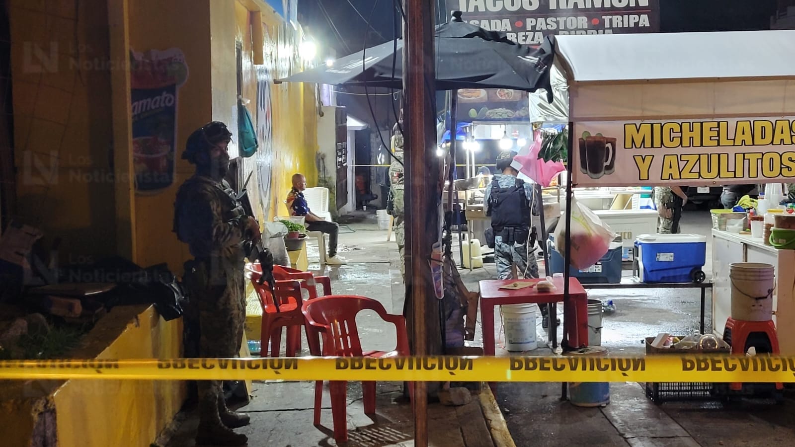 Hombre ejecutado en taquería cerca del Malecón de Mazatlán