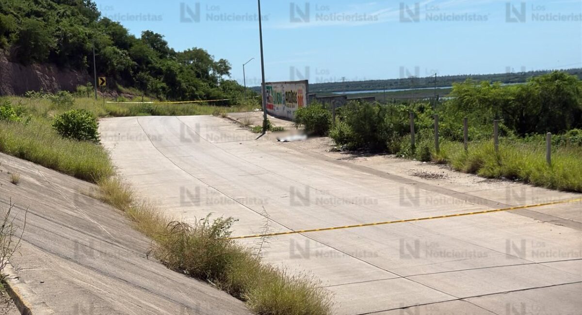 Localizan sin vida a joven sobre avenida Francisco Madero Herrera, al sur de Mazatlán