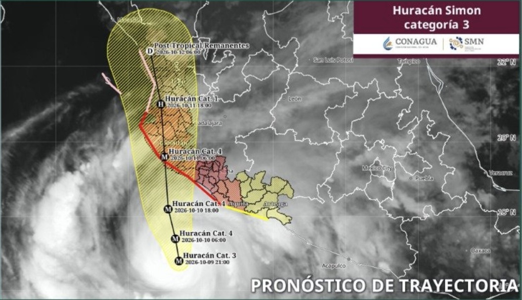 Simón, huracán categoría 3