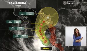 SMN reitera que huracán ‘Simón’ se aproxima a Mazatlán, Sinaloa ¿Cuándo se esperan las lluvias más intensas?
