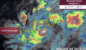 Simón evoluciona a huracán categoría 1; se esperan lluvias en estos estados