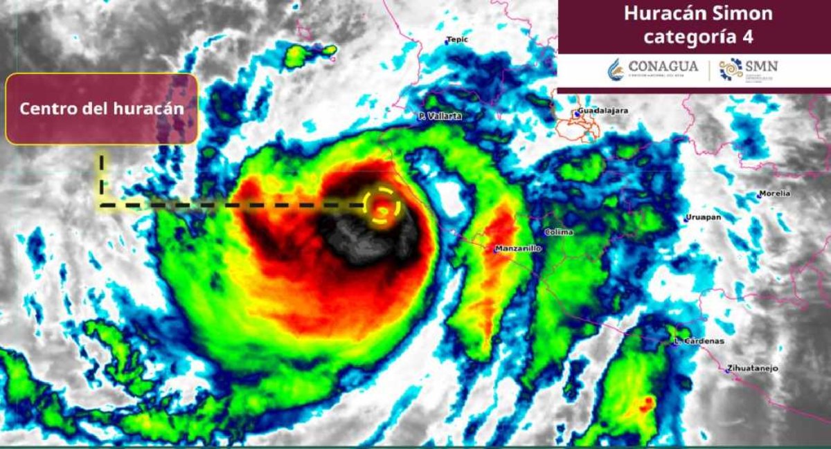 huracan simon en sinaloa