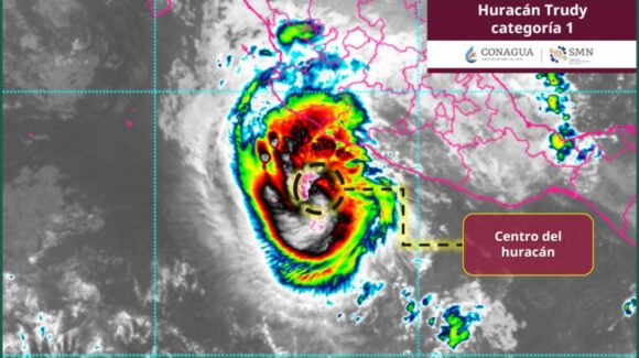Huracán Trudy mantiene alerta en el Pacífico: prevén lluvias torrenciales de hasta 250 mm
