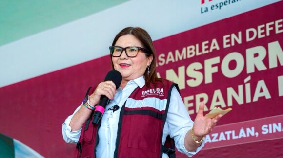 ‘El movimiento tiene muy claro para dónde va’: Imelda Castro llama a Morena a defender la 4T en Mazatlán, Sinaloa