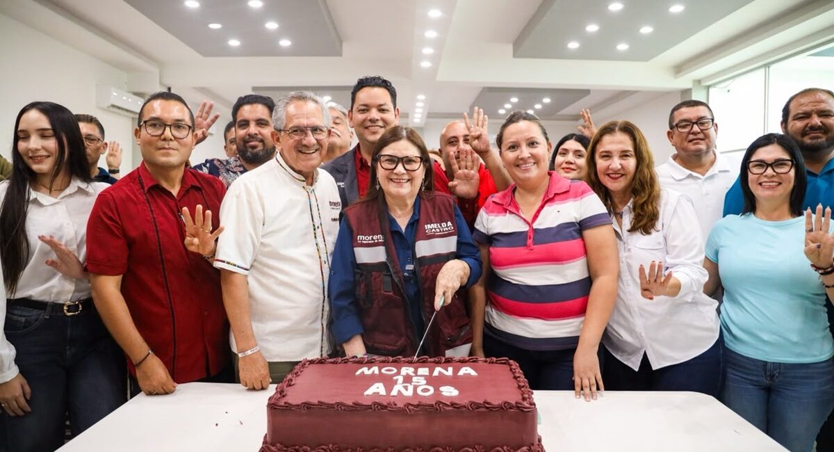 “Hoy se cumplen quince años de que la semilla de la transformación floreció gracias a Morena”: Imelda Castro desde Elota, Sinaloa