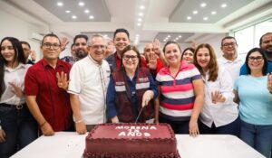“Hoy se cumplen quince años de que la semilla de la transformación floreció gracias a Morena”: Imelda Castro desde Elota, Sinaloa