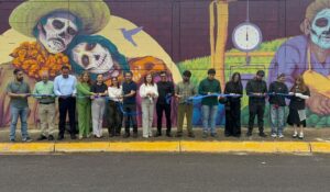 IMJU devela mural “Ni la Muerte Nos Separa” de Luis Manuel González Medina en Culiacán
