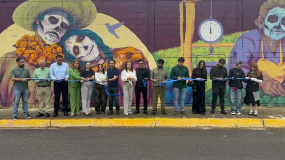 IMJU devela mural “Ni la Muerte Nos Separa” de Luis Manuel González Medina en Culiacán