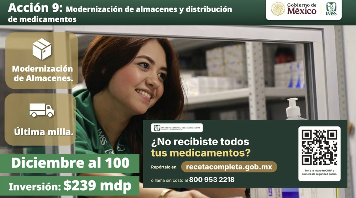Acciones del IMSS en materia de medicamentos