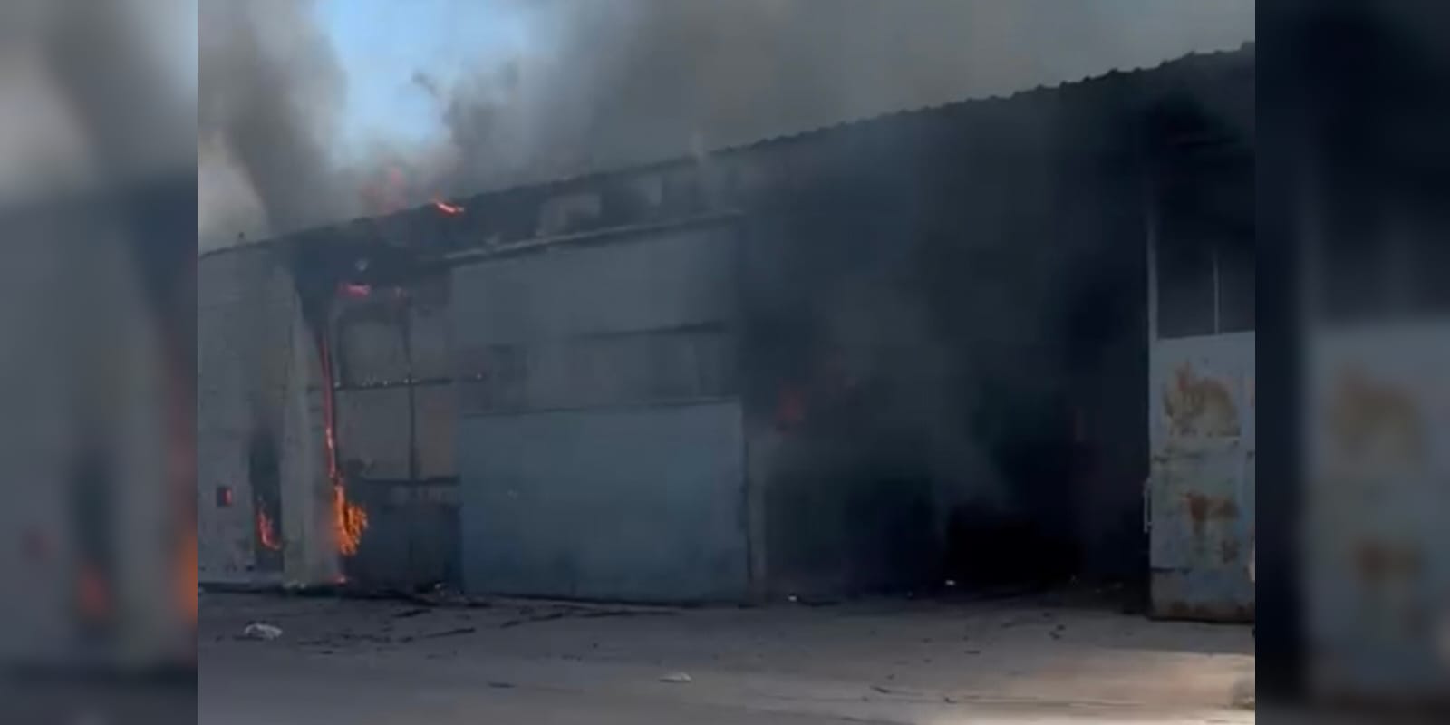 Incendio en bodega de Los Mochis