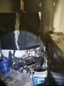 Carnicería incendio en Los Mochis