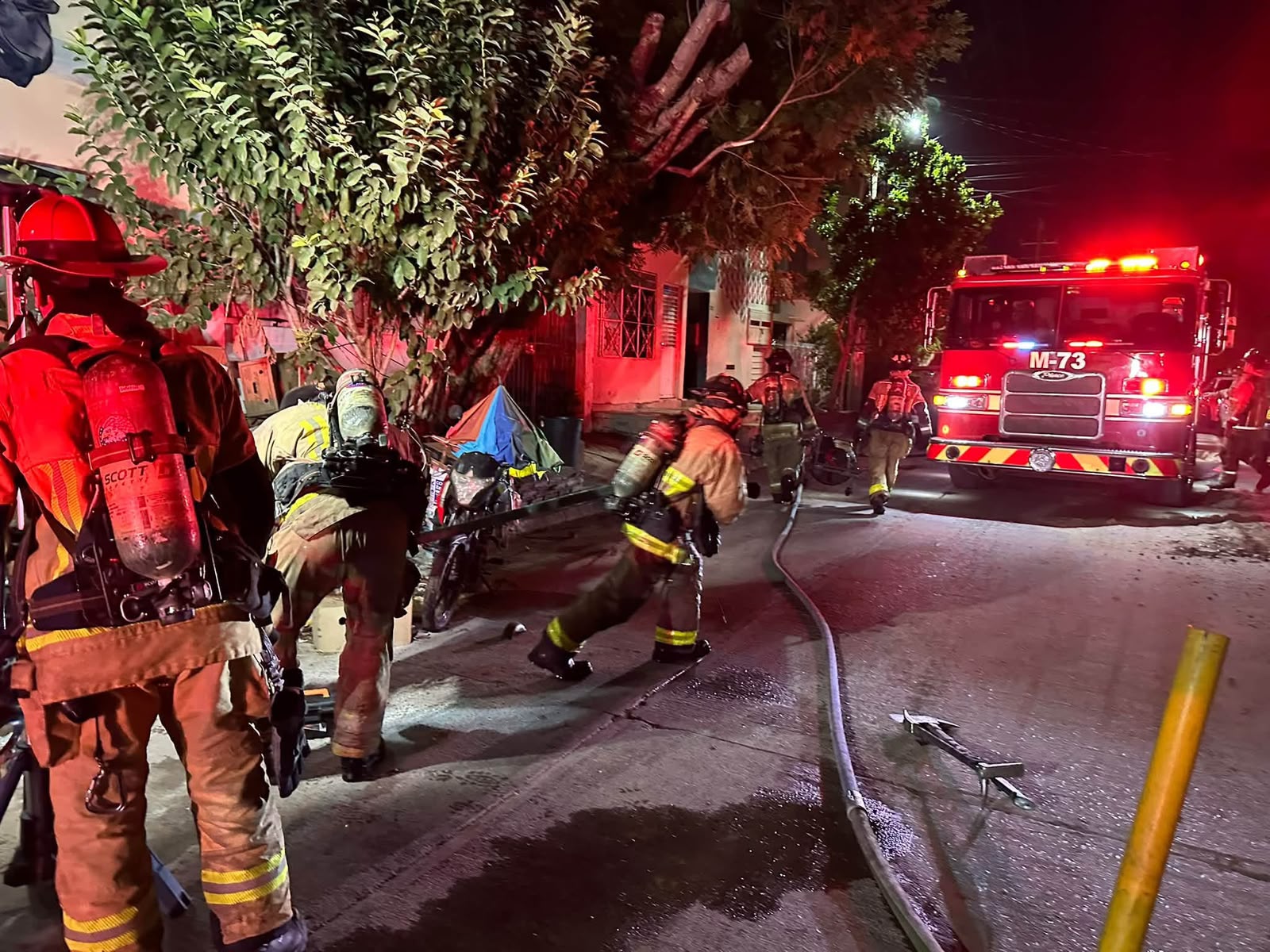 Incendio en casa de la Col. Independencia, Mazatlán