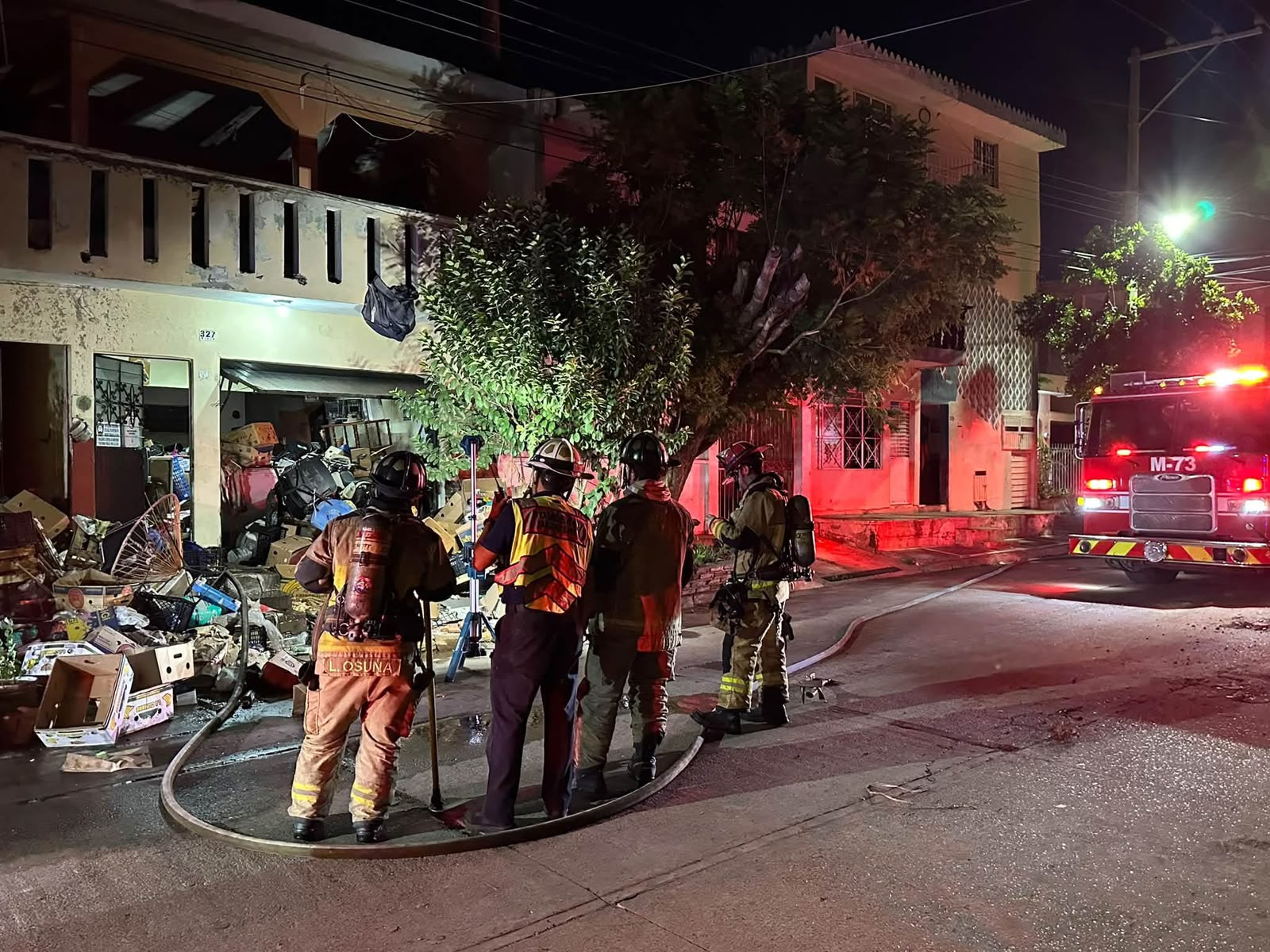 Incendio en casa de la Col. Independencia, Mazatlán