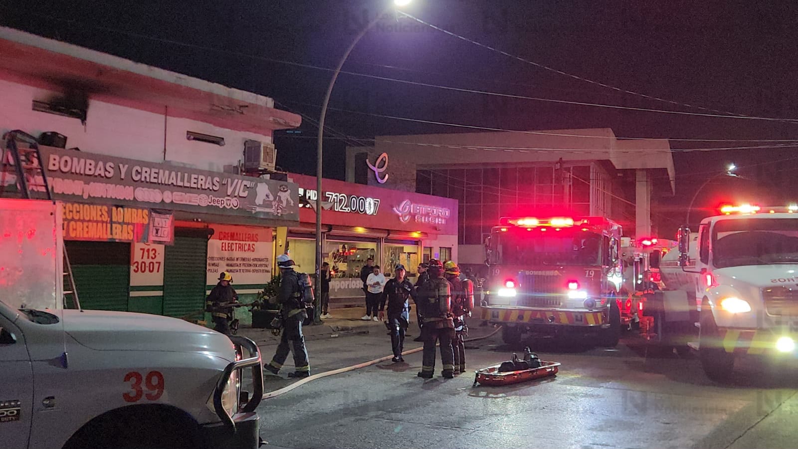 Incendio en la cocina de un local en la Industrial Bravo, Culiacán