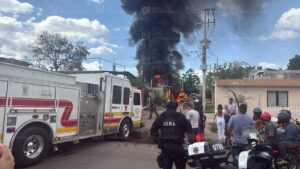 incendio en vivienda en la cuchilla en los mochis lugar