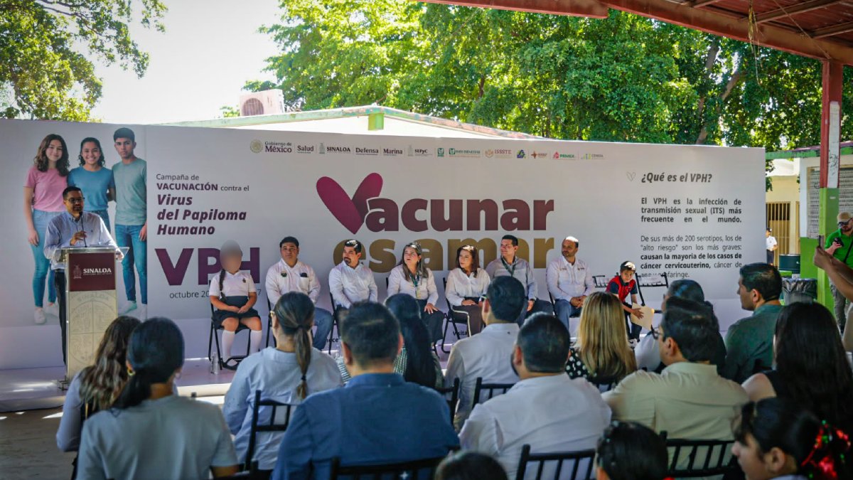inicia en sinaloa la campaña invernal de vacunacion contra influenza covid y vph evento