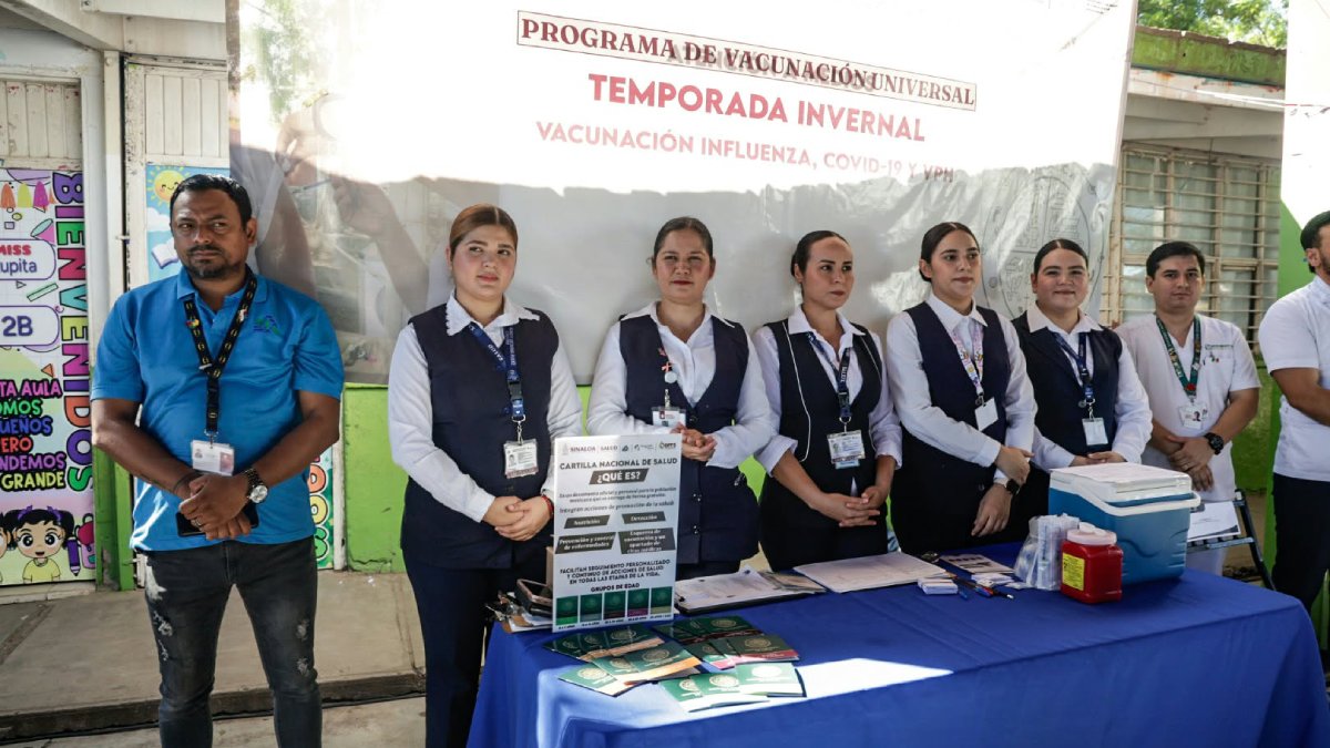 inicia en sinaloa la campaña invernal de vacunacion contra influenza covid y vph trabajadores