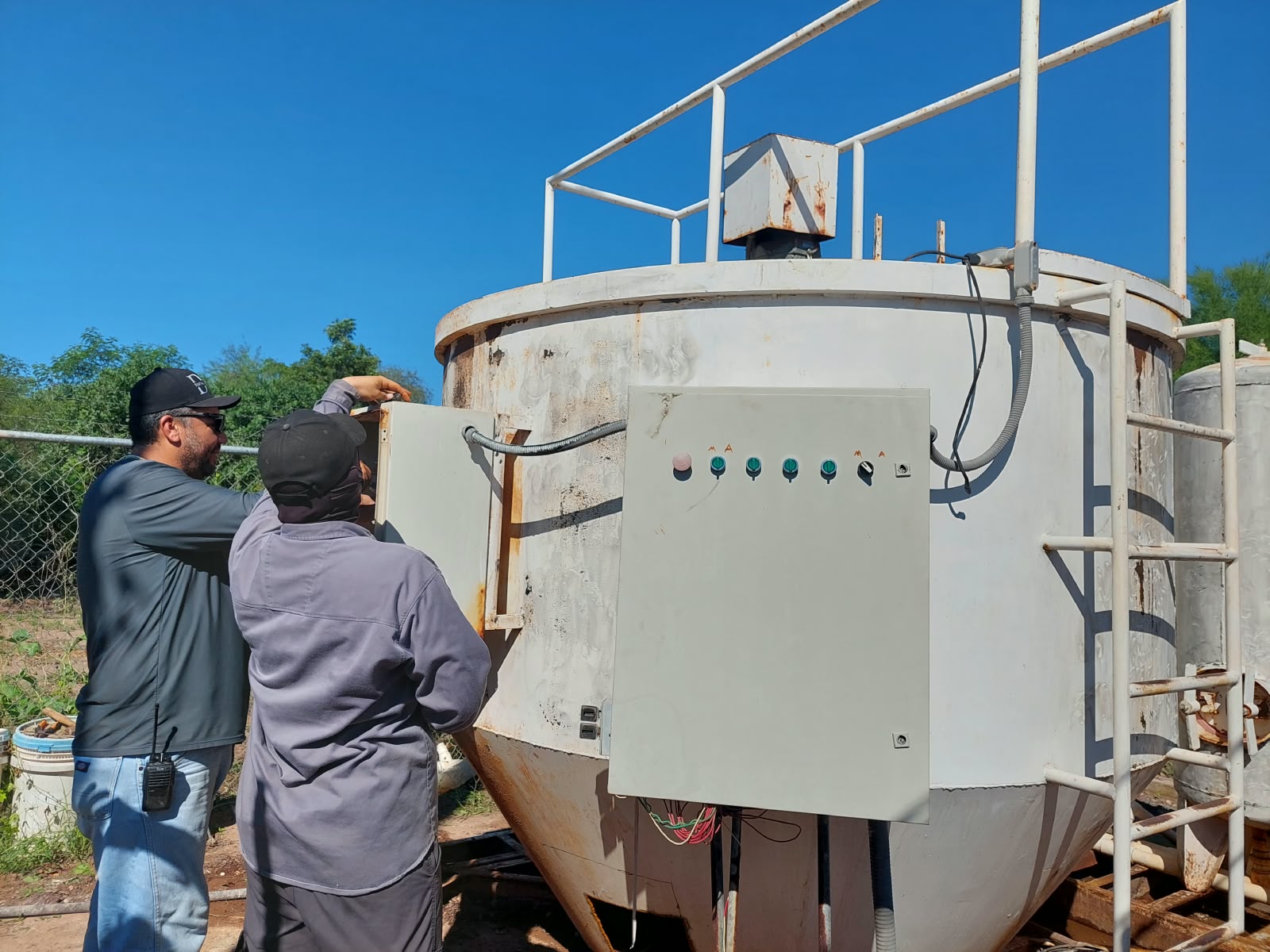 Inician rehabilitación de la planta potabilizadora en El Toro Manchado, Salvador Alvarado