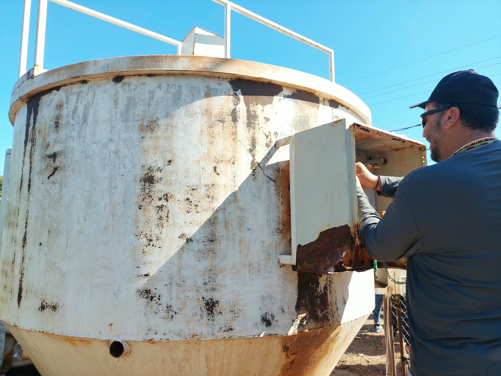 Inician rehabilitación de la planta potabilizadora en El Toro Manchado, Salvador Alvarado