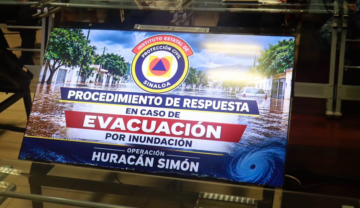 Instalan Consejo Estatal de Operaciones por posibles afectaciones de "Simón" en Sinaloa