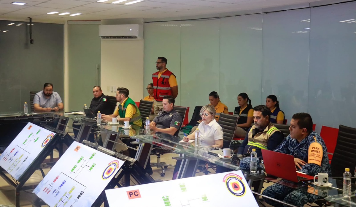 Instalan Consejo Estatal de Operaciones por posibles afectaciones de "Simón" en Sinaloa