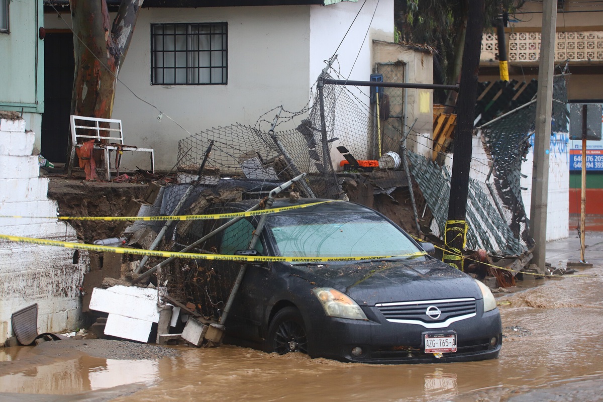 Inundaciones y daños por tormenta 'Rachel' en Baja California