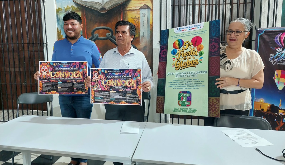 Invitan a concurso de altares, catrinas y Festival del Globo, en Mocorito