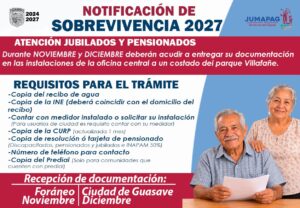 Invitan a jubilados y pensionados a refrendar descuentos en agua potable en Guasave