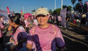 “La vida sabe mucho mejor tras vencer el cáncer de mama”: Itzel Miranda conquista Carrera Rosa Delia Barraza 2026 en Culiacán
